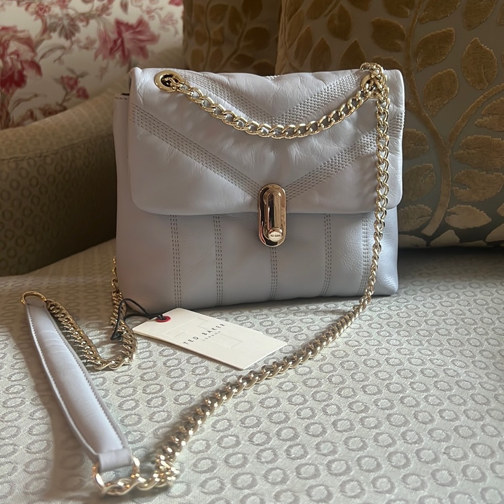 Ted Baker London Ayahin Leather Puffer Quilted Crossbody